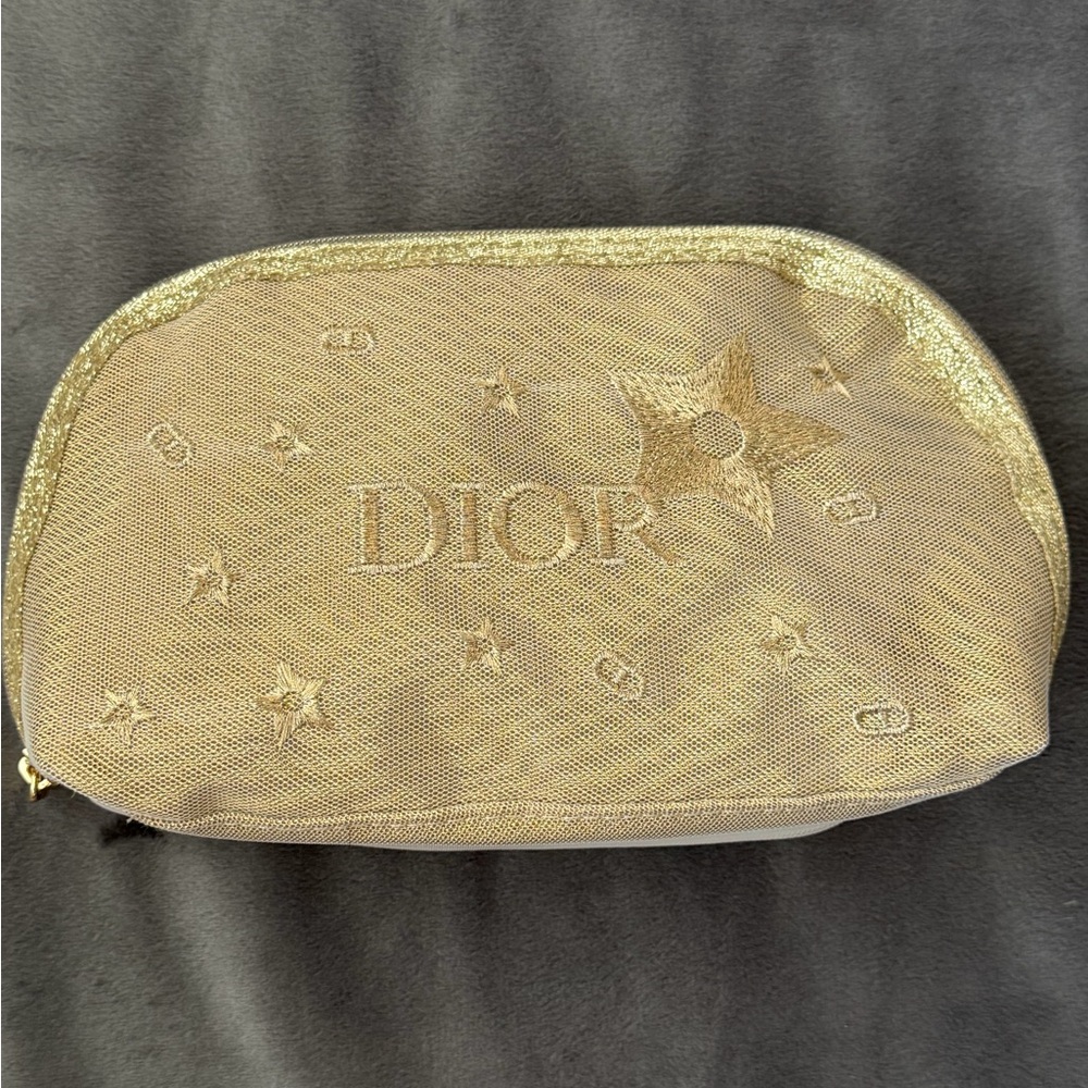 Dior Beauty GWP Gold Star Pouch